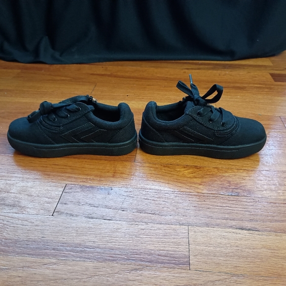 NEW Black Billy Goat Kids Boys Zipper & Lace-Up CS Sneaker Low 10 - Picture 4 of 16